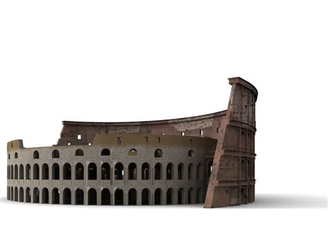 Ancient Roman Colosseum Diagram
