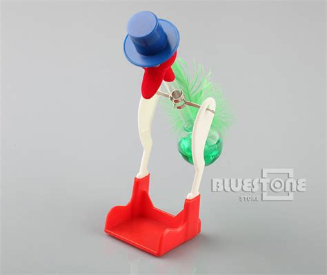 Retro Glass Drinking Bird Bobbing Dipping Dippy Einstein Duck Toy Ebay