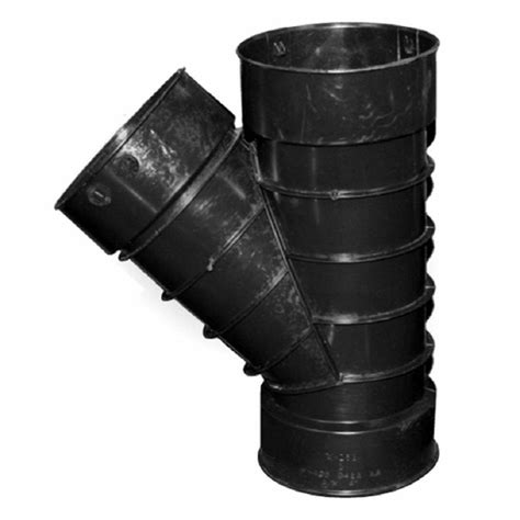 4 In Hdpe Snap Wye Coupling 0422aa The Home Depot