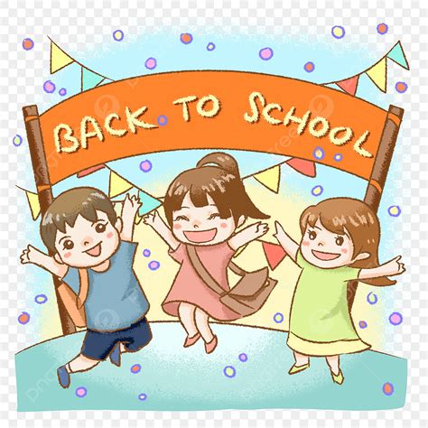 Happy School Children