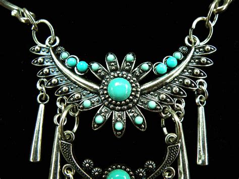 Aztec Jewelry Turquoise Choker Aztec Necklaces