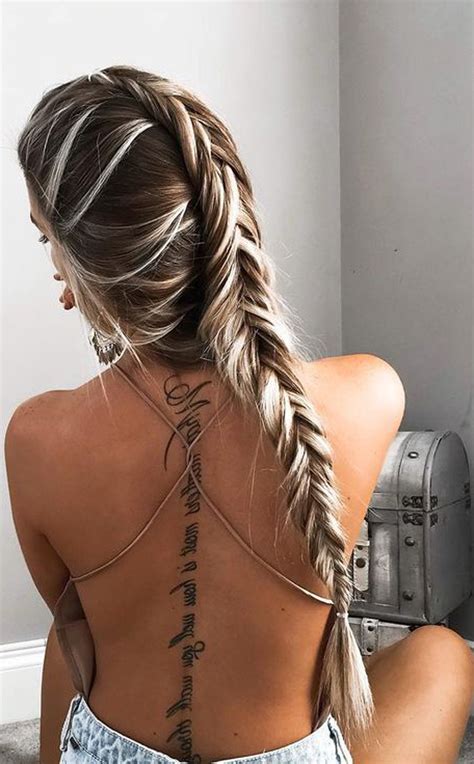 Spine Tattoo Quotes Girl Spine Tattoos Tattoo Quotes For Women Spine