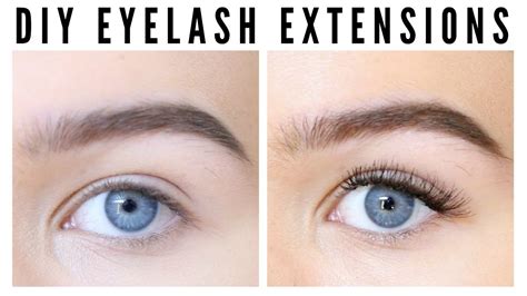 Diy Eyelash Extensions Youtube