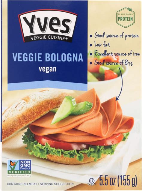 Yves Veggie Cuisine Meatless Deli Bologna Slices 55 Oz In 2020 Meatless Veggies Cuisine