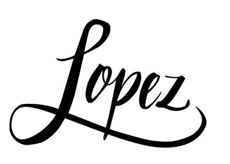 Lopez Lettering On Behance