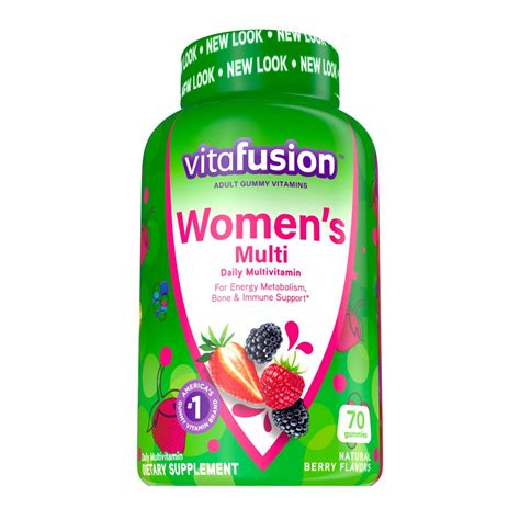 Vitafusion Womens Daily Gummy Multivitamin Vitamin C And E Delicious