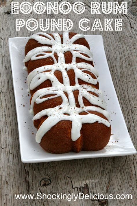 The buttery pound cake is studded with juicy blueberries, perfect for a breakfast treat, afternoon snack, or delicious dessert. Eggnog Rum Pound Cake