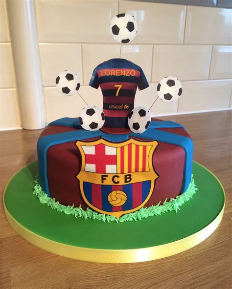 Messi Birthday Cake Aaron Barcelona Birthday Cake