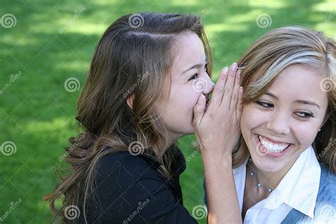 Girls Telling Secrets Stock Image Image Of Sweet Feminine 1726677