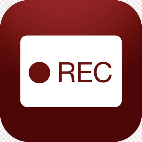 Rec Illustration Sound Recording And Reproduction Tape Recorder Icon