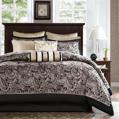 Contemporary Comforter Sets Queen Queen Size Biloxi 7 Piece Comforter