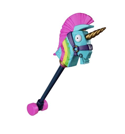 New Fortnite Rainbow Smash Unicorn Pickaxe Harvesting Tool Halloween