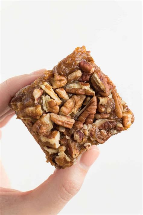 No Bake Pecan Pie Bars Vegan Gluten Free Recipe Baking Food