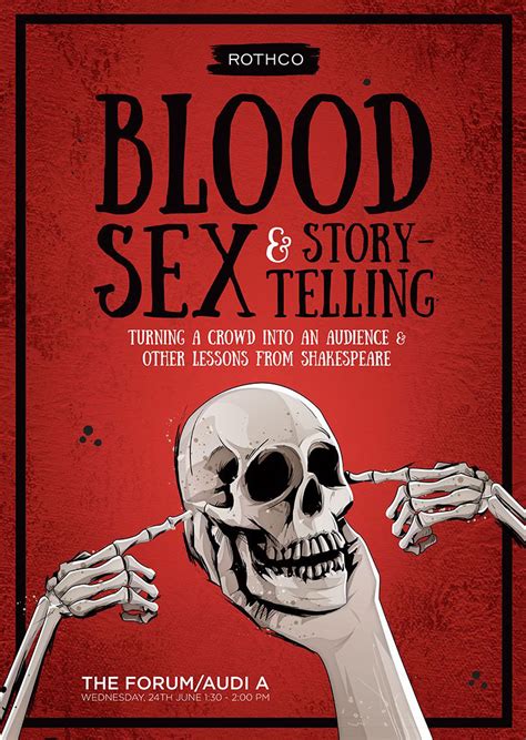 Blood Sex And Storytelling On Behance