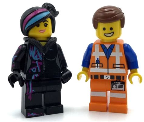 Lego Lot Of 2 The Lego Movie Characters Emmet And Wyldstyle Figs Ebay