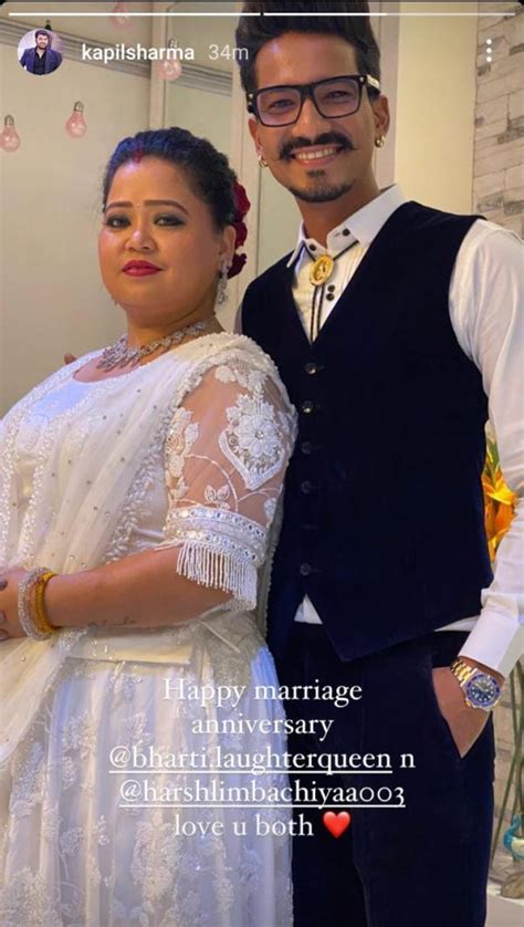 Bharti Singh Husband Haarsh Limbachiyaa Share Endearing Posts For Each Other On Third Wedding
