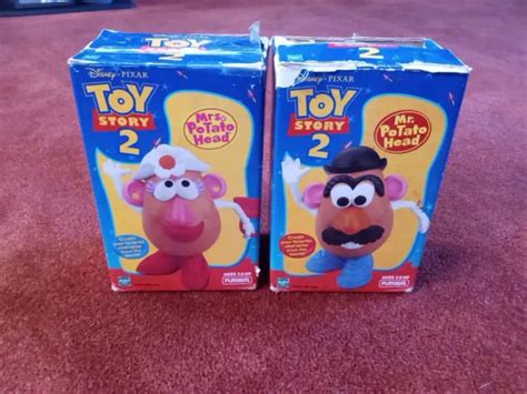 New 1999 Hasbro Mr And Mrs Potato Head Disney Pixar Toy Story 2 With