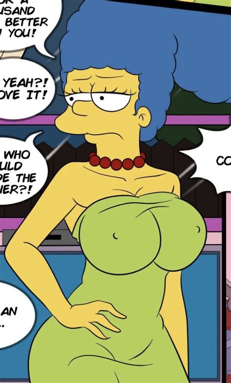 rule 34 big breasts big butt croc artist marge simpson married woman the simpsons 9344981
