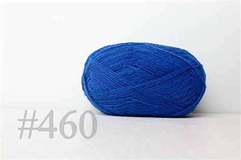 Wool Yarn 100knitting Yarn Azure Blue 460 Etsy