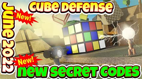 2022 All Secret Codes Roblox Cube Defense New Codes All Working Codes