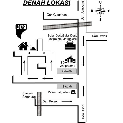 Gambar Sekolah Di Denah Lokasi Keren Gt Riset