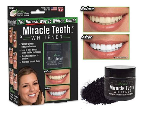Miracle Teeth Blanqueador Carbon Activo Estetic Make Up