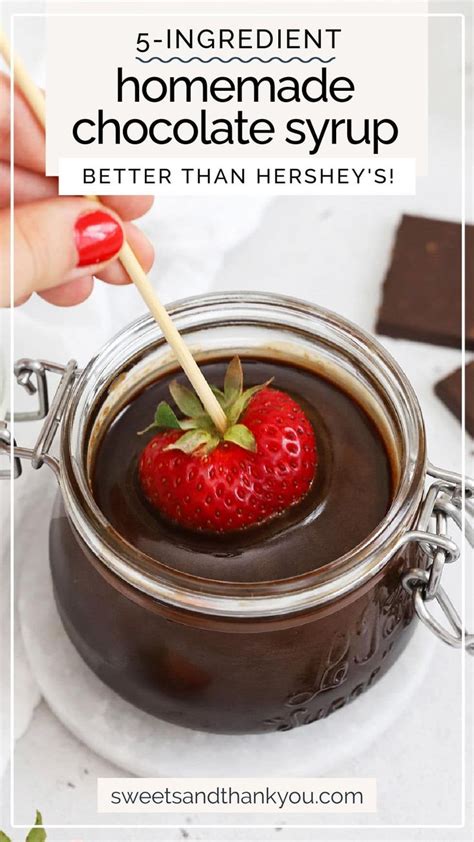 5 ingredient homemade chocolate syrup better than hershey s recipe homemade chocolate