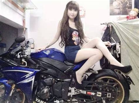 Just A Girl On A Yamaha YZF R1 Motorbike What Else Would You Need