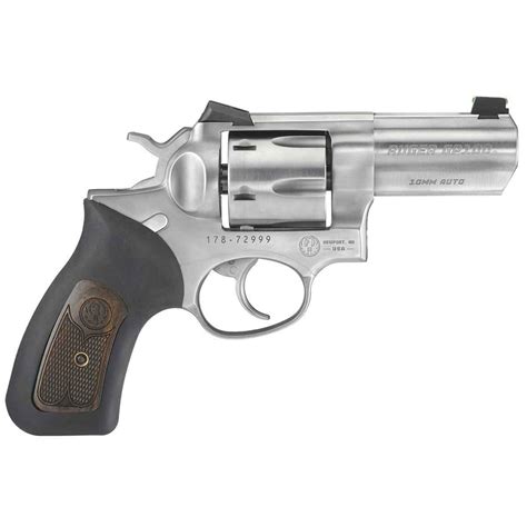 Ruger Gp100 Wiley Clapp 10mm Auto 3in Stainless Revolver 6 Rounds