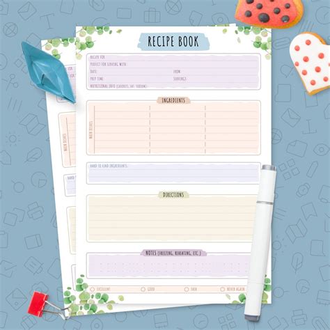 Printable Meal Planner Templates Download Meal Plan Templates