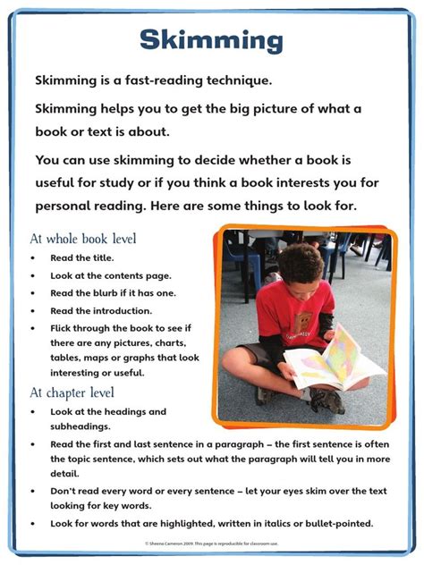 How To Use Skimming In Reading Lori Sheffields Reading Worksheets