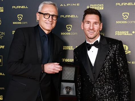 Purnell Presents Unique Watches To Ballon Dor Winners Lionel Messi And