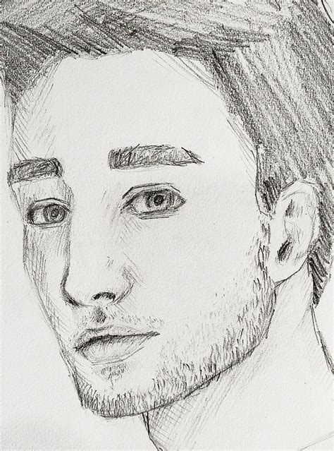 Male Face Sketch At Explore Collection Of Male