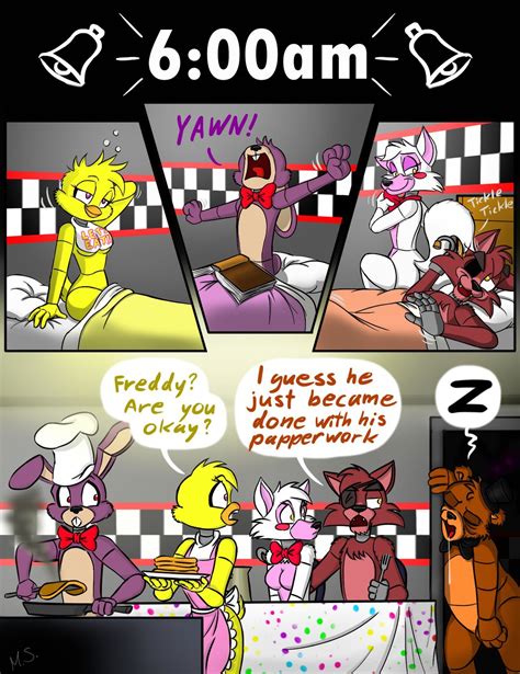 Sleep Time At Freddy S Part 2 By MagzieArt On DeviantArt Fnaf
