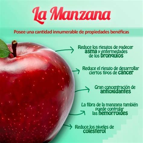 Conocías estos fabulosos beneficios de la manzana Mira aquí algunos otros y sus modos de uso