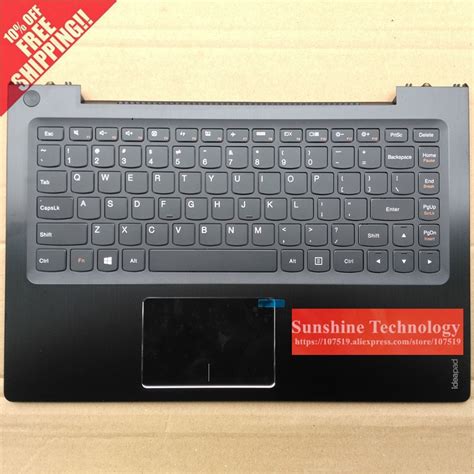 Brand New Laptop Keyboard With Touchpad Palmrest For Lenovo U330p U330t