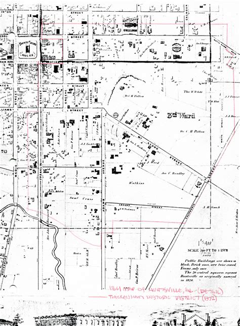 1861 Huntsville Map Detail Hhc