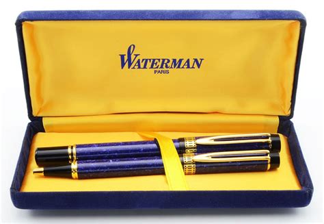 Waterman Patrician Man 100 Fountain Pen Ballpoint Set 1990s