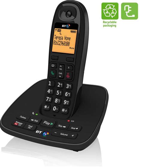 Bt 1500 Cordless Dect Phone With Answer Machine Uk Electronics