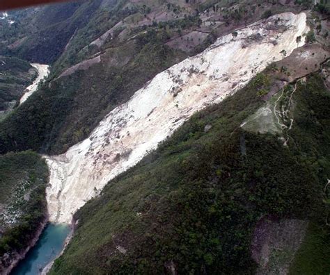 Images Of Landslides Triggered By The Haiti Earthquake The Landslide