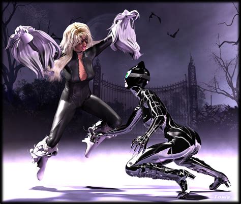 The Black Cat Vs Catwoman By Tonydumont On Deviantart