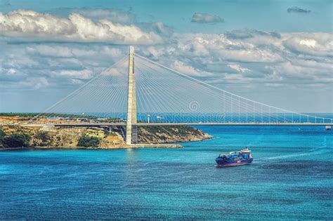 Yavuz Sultan Selim Bridge In Istanbul Turkey Editorial Stock Photo