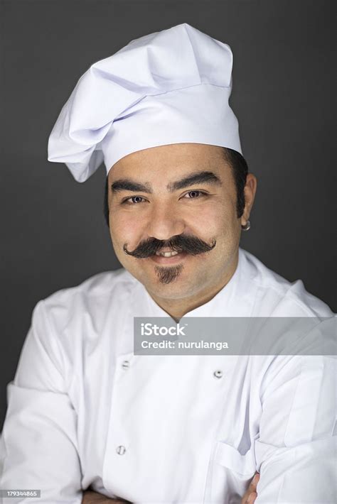 Happy Chef Smiling Stock Photo Download Image Now Chef Mustache