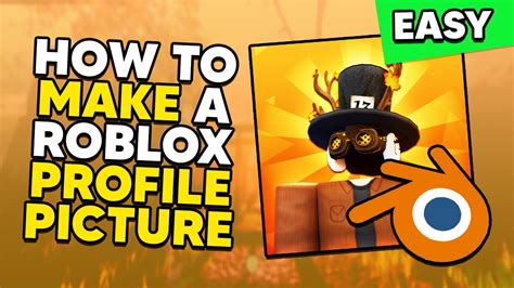 How To Make A Roblox Profile Picture With Blender Roblox Gfx