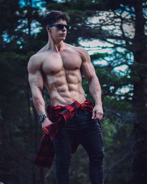 Sexy Shirtless Mysterious Twilight Muscle Hunk Max Murillo Veiny Biceps
