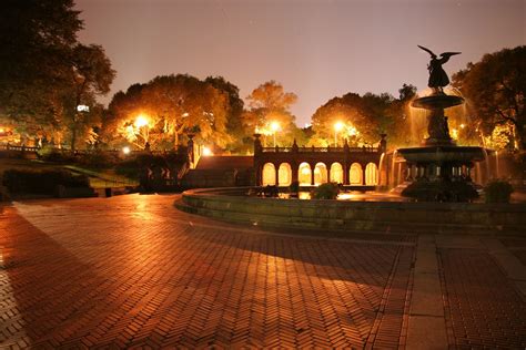Bethesda Fountain At Night Central Park Great Colors Th Flickr
