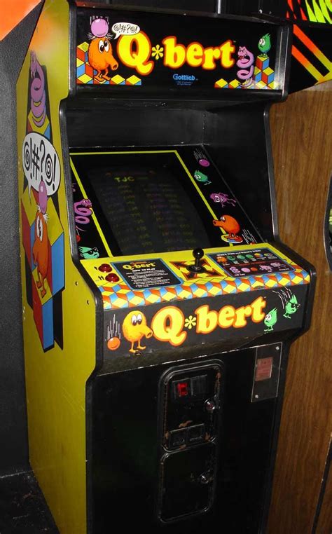 Qbert Arcade Machine 80s I Loved Qbert Childhood Memories