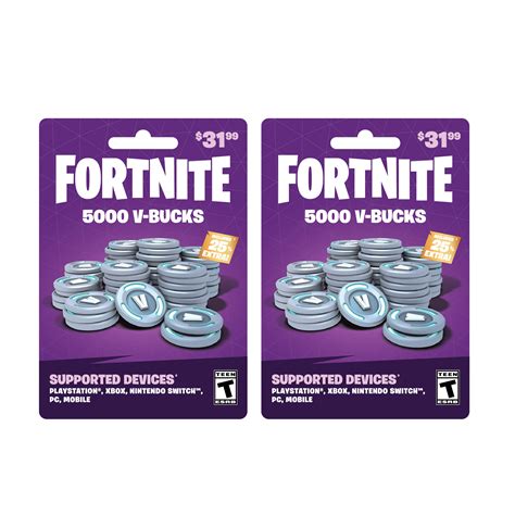 Unlike gift cards, you can reload money onto a walmart moneycard, receive direct deposits, make atm withdrawals, and so much more. Fortnite 10,000 V-Bucks, (2 x $31.99 Cards) $63.98 Physical Cards, Gearbox - Walmart.com ...