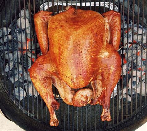 bbq turkey on a weber kettle grill bbq junkie bbq turkey barbeque turkey weber kettle