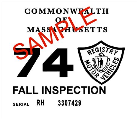 Massachusetts Bob Hoyts Classic Inspection Stickers Add A Final